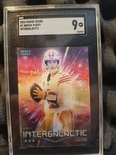 Brock Purdy Intergalactic 2024 Panini Score SGC 9