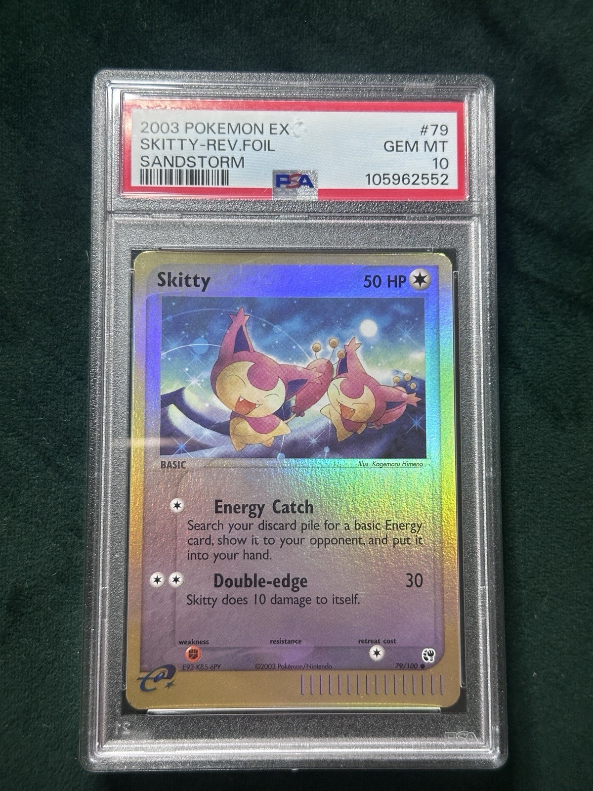 2004 Skitty 79 Reverse Foil Sandstorm PSA 10 Pop 4