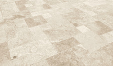 Sample (off-cut approx 10 x 10 cm)  Classic Travertine Opus Romano Pattern tile