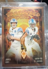 2024 Panini Phoenix - Treasured Tandems Jared Goff, Amon-Ra St. Brown #TT-DET...