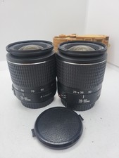 2 X CANON EF 28-90MM USM ZOOM LENS Hazy Optics