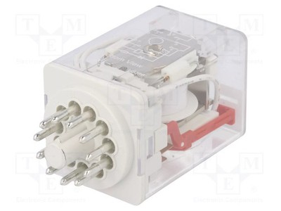 Relais: elektromagnetisch USpule: 24VDC 3PDT IKontakt max: 10A