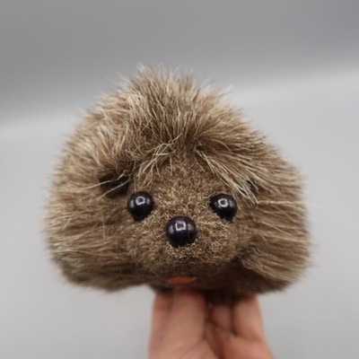 Plush Hedgehog stuffed toy West Germany Kosen realistic 5.5'' long Soft