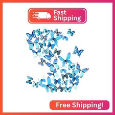 Ewong Butterfly Wall Decals, 36PCS 3D Butterflies Home Decor for Room, Wall Stic