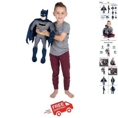Kids Bedding Super Soft Plush Cuddle Pillow Buddy, One Size, Batman