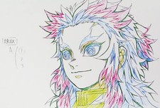 Postal Anjuro Rengoku Exposición Cara Izquierda/Cara Original Demon Slayer: Kimet