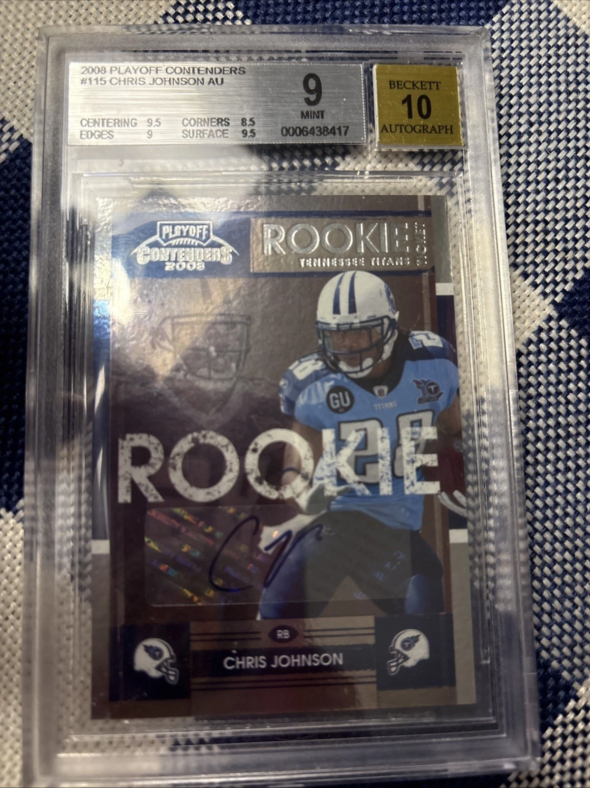 Chris Johnson Playoff Contenders #115 Playoff Ticket