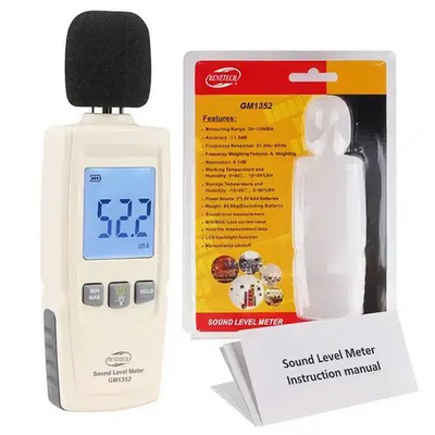 BENETECH GM 1352 Portable Mini LCD digital sound level meter, noise tester