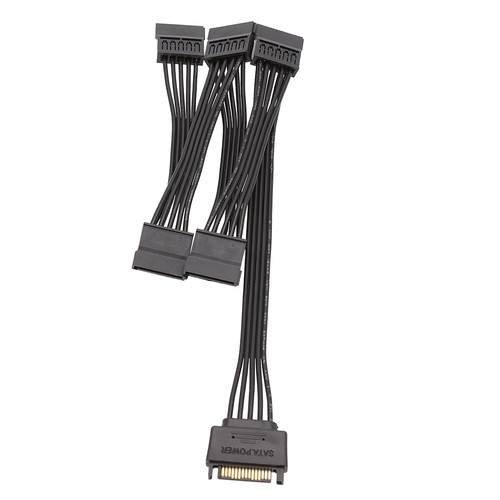 1 Tow 5/4/3 Power SATA 15Pin SATA HDD Power Cable HDD Expansion Cable - Photo 5/12