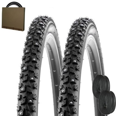 Kenda Winter Fahrrad Reifen Klondike K-1014 28x1.40 37-622 100 Spikes + Schlauch