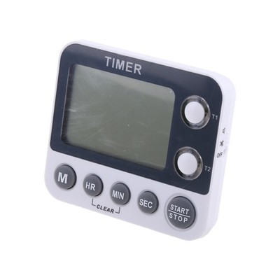 Second Centisecond Stopwatch Kitchen Cooking Timers Electronic 2 Group Countdown