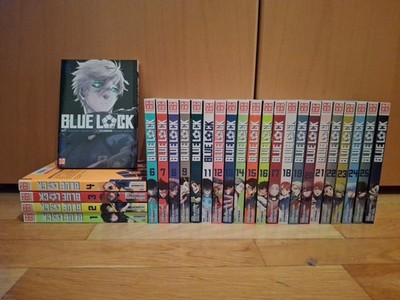 Blue Lock, Band 1-26 (Deutsch) KAZÉ Verlag, Zustand: Sehr gut (+ Sammelschuber)