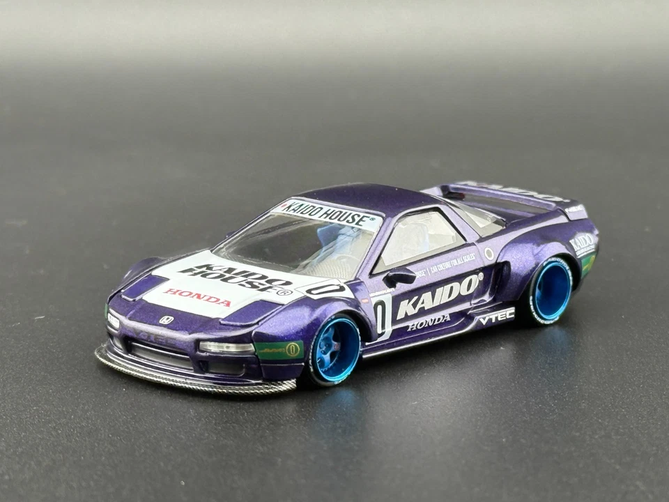Kaido House x Mini GT Honda NSX Kaido Racing V2 púrpura #173 1/64 Foto 3 de 4