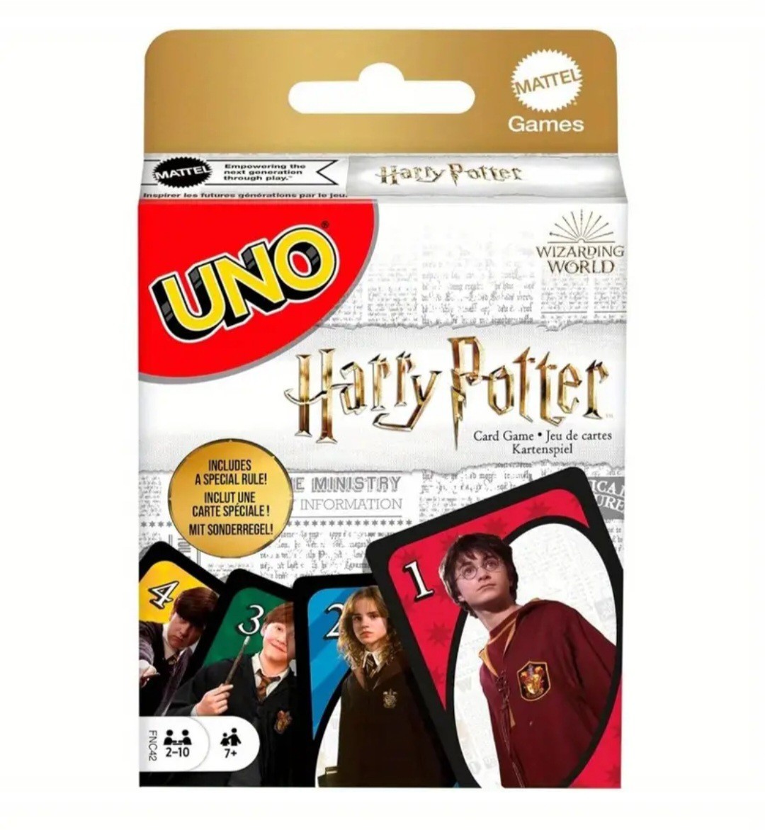 UNO Harry Potter jeu de société familial pour soirées de jeux de société