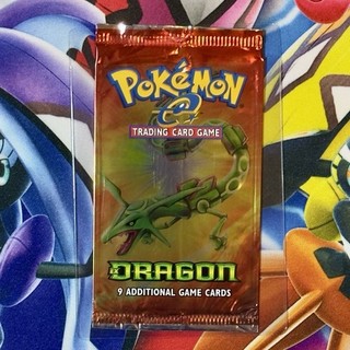 EMPTY!! 2003 POKÉMON EX DRAGON RAYQUAZA PACK ART