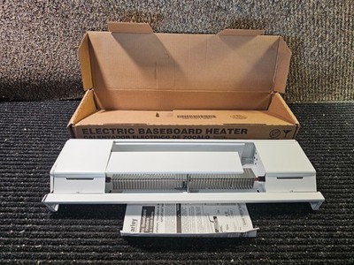 Marley 2512NW Qmark 2500 Series 24'' Electric Baseboard Heater 400W 120V White