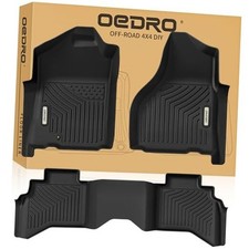 Floor Mats Fit For Dodge Quad Cab 2003-2009 Dodge Ram 1500 Black 2002-2008