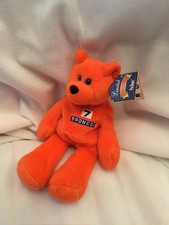 Vintage 1998 Limited Treasures Orange John Elway 7 Broncos Beanie Bear NWT