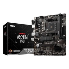 MSI A520M PRO Motherboard AMD A520 Socket AM4 Micro ATX