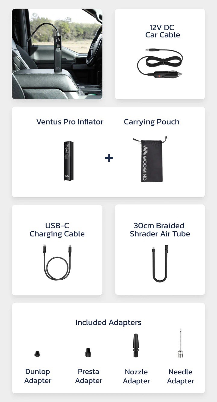 Wireless Smart Air Pump For Car Tires, Balls, Includes All Attachments. NEW!!!!