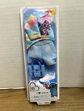 Disney ily 4EVER Stitch Lilo  Stitch 4pc Doll Outfit Set Shirt Shorts Shoes Bag