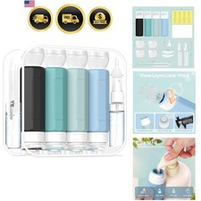 17 Pack Travel Bottles for Toiletries, Tsa Approved 3oz Travel Size Container...