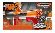 NERF Pro GelFire Quadrant   4 Rounds Slam Fire 150 FPS   5000 GelFire Rounds NiB