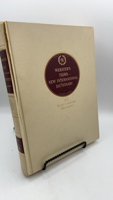 Webster's Third New International Dictionary of the English Language Unabridg...