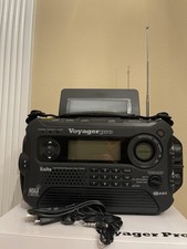 New KA600 Voyager Pro Solar Weather Alert Multiband Black Radio w/RDS OPEN BOX