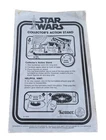 Vintage 1978 STAR WARS Mail-Away Collector Action Stand instruction Sheet ONLY