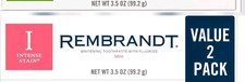 2 UNITS Rembrandt Intense Stain Whitening Toothpaste With EXPIRY 2027