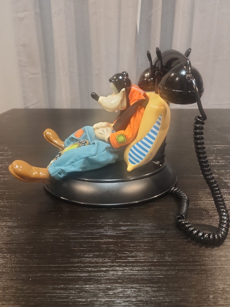 Telemania Goofy Animated Phone Talking Telephone Disney for sale