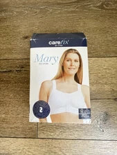 Carefix Mary 3343 Seamless Post-Op Bra White XL Compression Level 2 Firm (2)