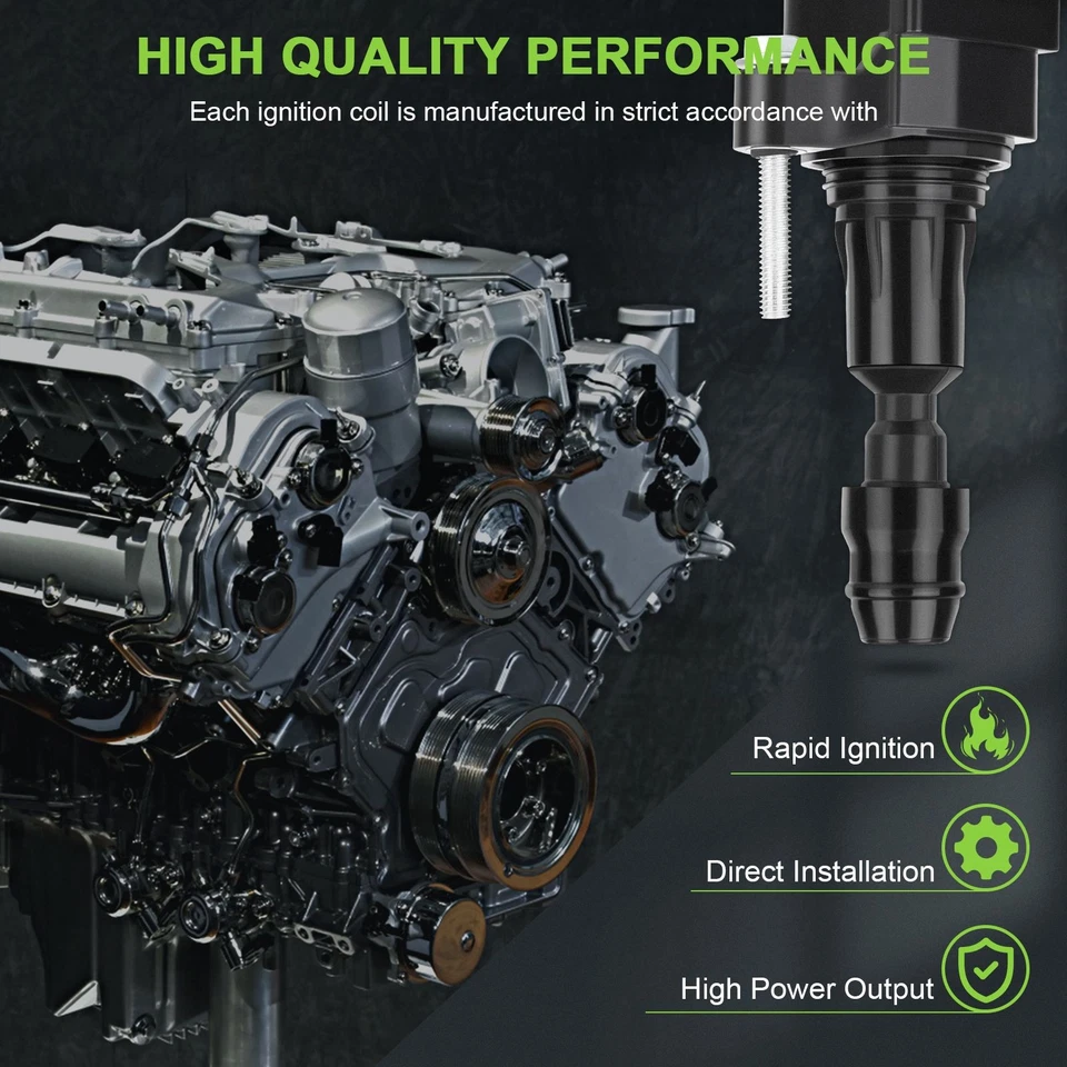 4 For 2007 2008 2009 2010 Saturn Sky L4 2.4L Ignition Coil UF491 - Изображение 2 из 4