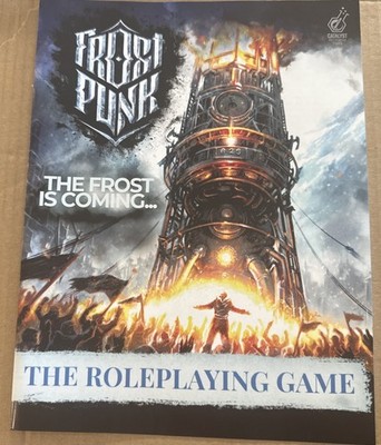 Frostpunk The Roleplaying Game Board Game PROMO PRINT ADVERTISEMENT Kickstarter 