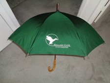American Umbrella Co Wooden Brown Vintage 42 inch diameter