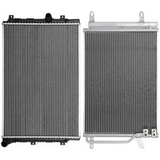 Aluminum Radiator & AC Condenser Cooling Kit For 2016-2018 Volkswagen Jetta