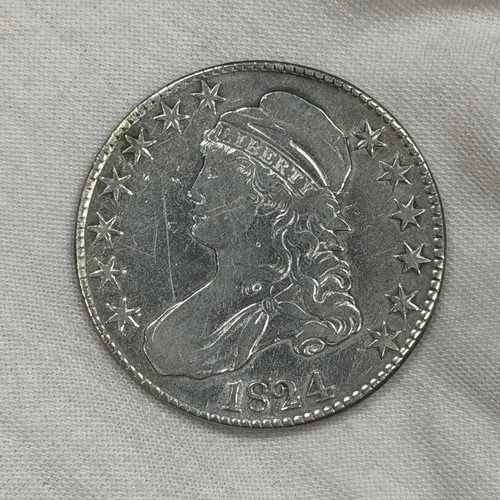 1824-P Capped Bust Half Dollar — photo from another recent sale