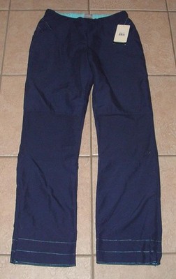 NWT Navy Blue Sz Small Semi Fitted Pull On Athletic Pants Pockets NEW BALANCE