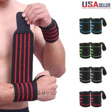 Gym Sports Wrist Band Brace Wrap Adjustable Support Strap Carpal Tunnel Bandage