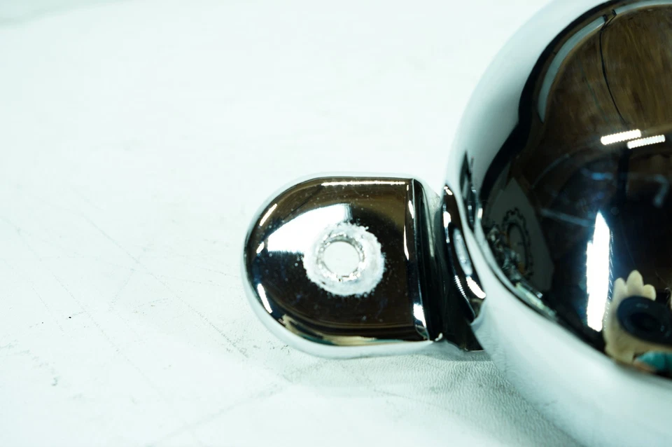07 Harley Electra Ultra Touring FLHTCUI OEM Horn Signal Klaxon Chrome Cover 1388 - Image 3 of 4