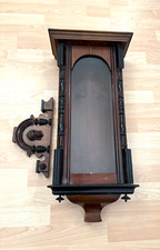 Gehäuse Gründerzeit Regulator mit Aufsatz um 1880