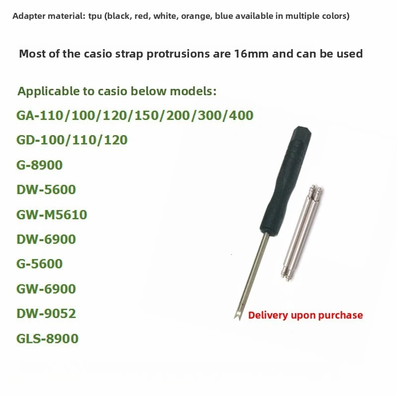 correa lona GA110 con conector adaptador GA400 DW5600,ver detalles Foto 4 de 4