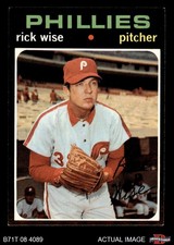 1971 Topps #598 Rick Wise Phillies 6 - EX/MT