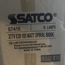 Case Of 6 SATCO S7416 / S7416 (BRAND NEW)