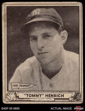 1940 Play Ball #4 Tommy Henrich Yankees 1 - POOR
