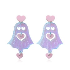 Halloween Earrings For Women Bat Pumpkin Skull Ghost Witch Vampire Spooky Dan...