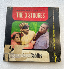 Goofs  Saddles 8mm Silent Slapstick Comedy The Three Stooges NR Vintage Film