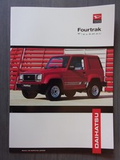 DAIHATSU FOURTRAK FIELDMAN orig 1998 UK Mkt Sales Brochure