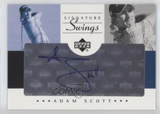 2002 SP Game Used Edition Signature Swings Adam Scott #SS-AS Auto